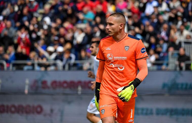 Boris Radunovic durante Cagliari-Sudtirol | Foto Luigi Canu