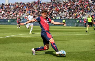 Nik Prelec durante Cagliari-Sudtirol | Foto Luigi Canu