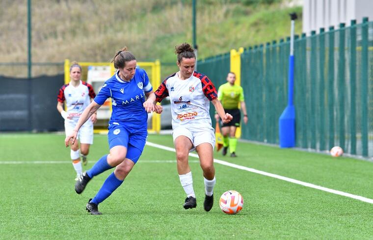 Flavia Devoto in azione durante la sfida contro il San Marino | Foto US San Marino Academy