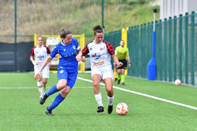 Flavia Devoto in azione durante la sfida contro il San Marino | Foto US San Marino Academy