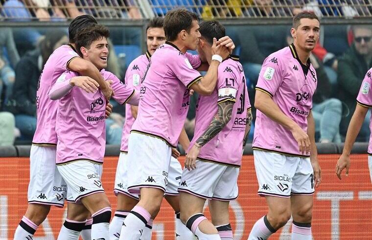 Il Palermo di Eugenio Corini | Foto Facebook Palermo F.C.