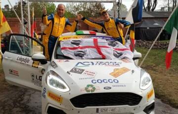 Ledda-Mele sul podio del rally lettone