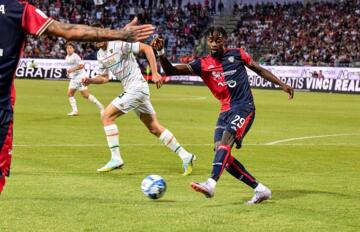 Antoine Makoumbou in Cagliari-Venezia | Foto Luigi Canu