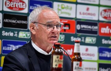 Claudio Ranieri dopo la gara con il Frosinone | Foto Luigi Canu