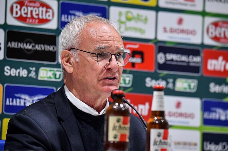 Claudio Ranieri dopo la gara con il Frosinone | Foto Luigi Canu