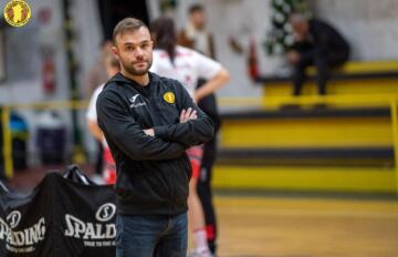 Simone Righi, allenatore del Basket San Salvatore Selargius | Foto US Basket San Salvatore Selargius