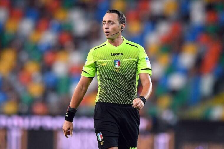 L'arbitro Rosario Abisso della sezione di Palermo