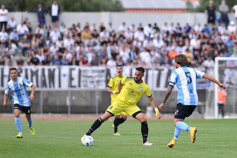 Marcos Sartor durante Arzachena-Ilvamaddalena | Foto Emanuele Perrone
