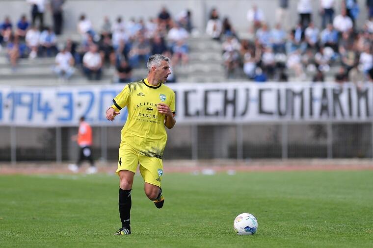 Danilo Bonacquisti durante Arzachena-Ilvamaddalena | Foto Emanuele Perrone