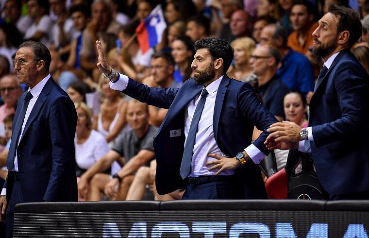 Edoardo Casalone durante un impegno con la Nazionale | Foto Twitter Italbasket