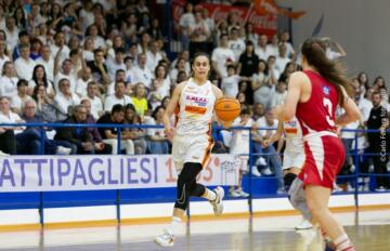 Sara Crudo con la maglia di Battipaglia | Foto Polisportiva Battipagliese