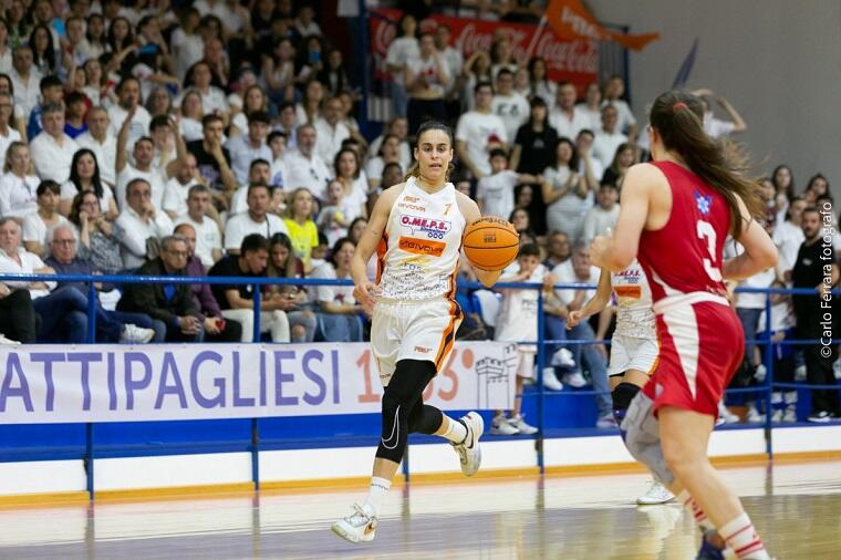 Sara Crudo con la maglia di Battipaglia | Foto Polisportiva Battipagliese