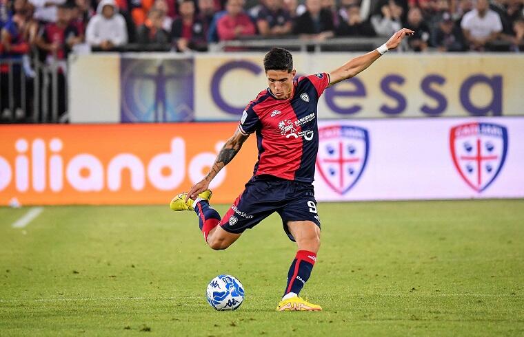 Alessandro Di Pardo durante Cagliari-Parma | Foto Luigi Canu