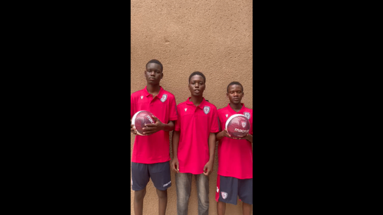 Un'immagine del video della Sporting Club Gigi Riva di Parakou