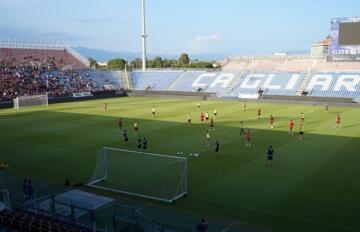 L'allenamento a porte aperte del Cagliari prima della finale playoff contro il Bari | Foto Centotrentuno