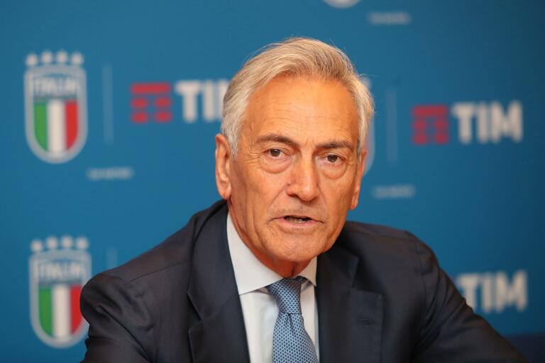 Il presidente della Figc Giuseppe Gravina