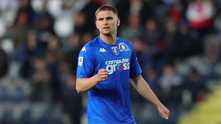 Razvan Marin con la maglia dell'Empoli