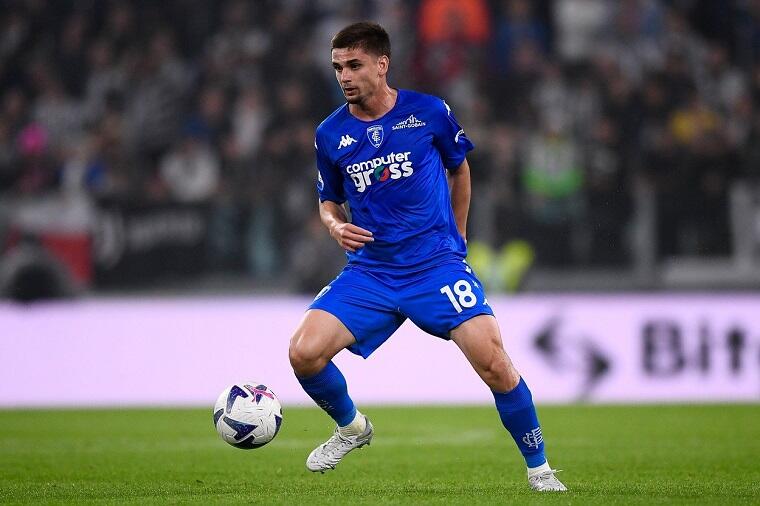 Razvan Marin con la maglia dell'Empoli
