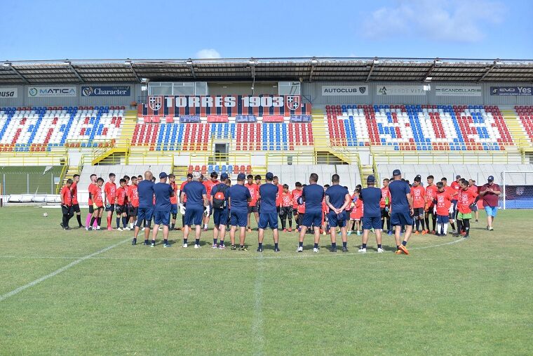 Un momento del secondo stage dell'Accademia Portieri Torres | Foto Alessandro Sanna