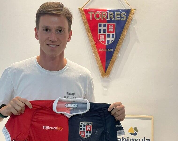 Manuel Fischnaller, giocatore della Torres | Foto US Torres