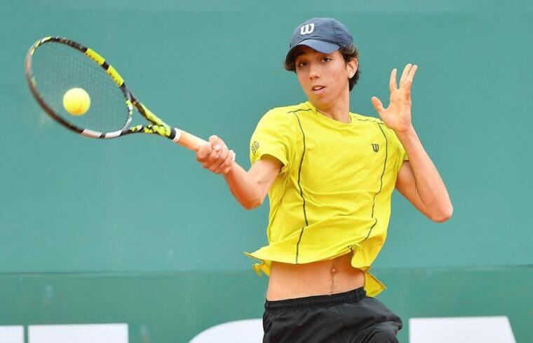 Il tennista del Tc Cagliari Alberto Sanna | Foto Francesco Panunzio