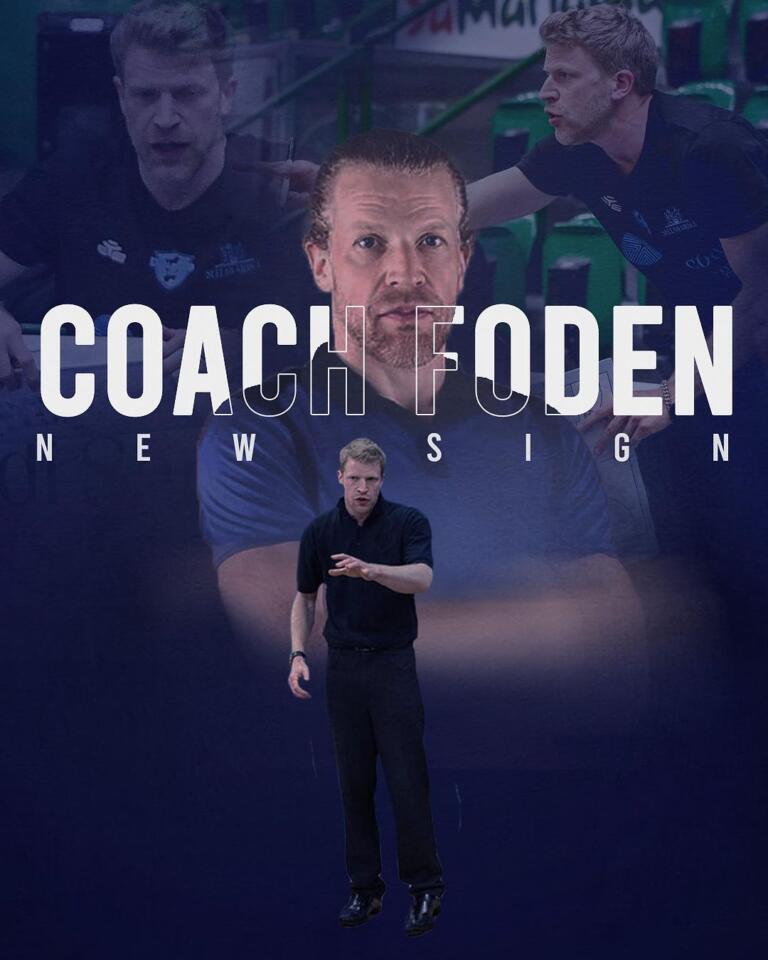 Il nuovo coach della Dinamo Lab, Mathew Foden | Foto Dinamo Sassari