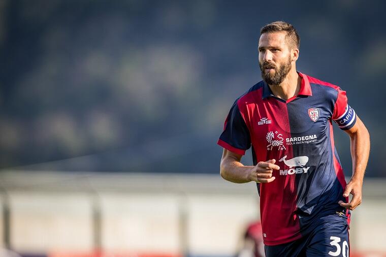 Leonardo Pavoletti, capitano del Cagliari | Foto Valerio Spano/Cagliari Calcio