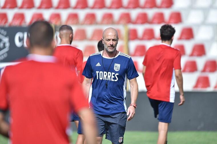 Alfonso Greco, allenatore della Torres | Foto Alessandro Sanna