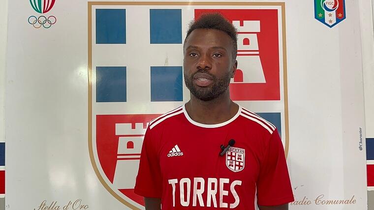 Adama Diakite, giocatore della Torres | Foto Centotrentuno