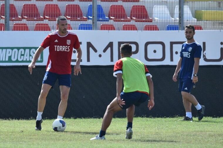 Giacomo Zecca, giocatore della Torres | Foto Alessandro Sanna