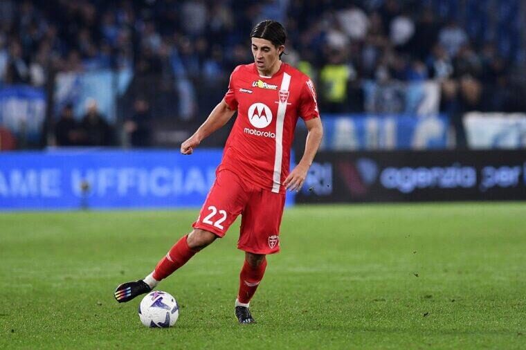 Filippo Ranocchia con la maglia del Monza