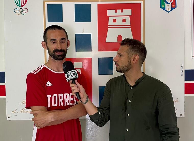 Riccardo Idda, difensore della Torres | Foto Centotrentuno