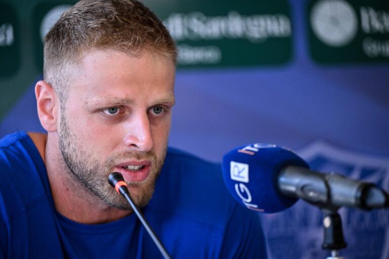 Giornata di presentazione per Vasilis Charalampopoulos in casa Dinamo Sassari | Credit Luigi Canu