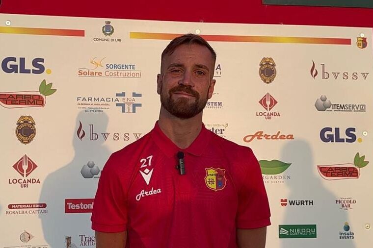 Vittorio Attili, giocatore dell'Atletico Uri | Foto Centotrentuno