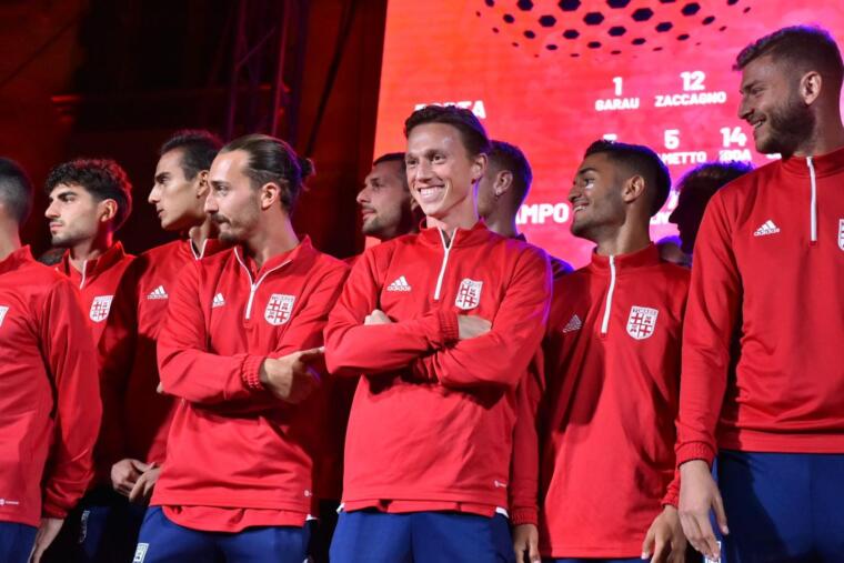 Manuel Fischnaller durante la presentazione della squadra | Foto Alessandro Sanna