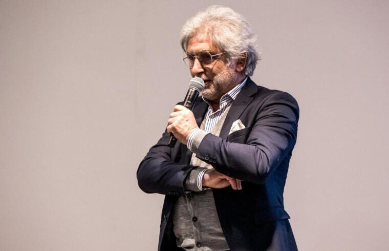 Alfredo Pala durante un'evento della Torres Femminile | Foto Sassari Torres Femminile