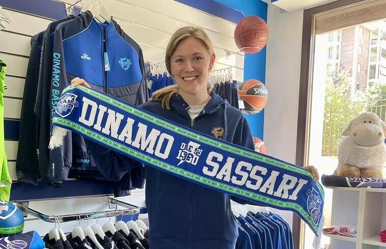 Ashley Joens, nuova giocatrice della Dinamo Sassari Women | Foto Facebook Dinamo Sassari