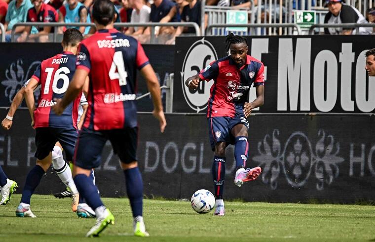 Antoine Makoumbou durante Cagliari-Udinese | Foto Luigi Canu