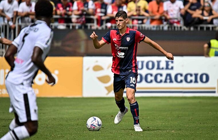 Matteo Prati durante Cagliari-Udinese | Foto Luigi Canu