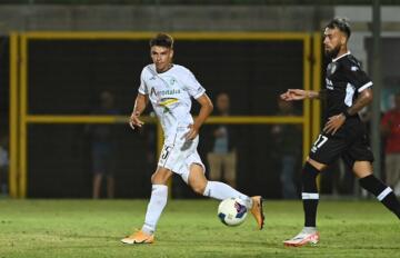 Federico Zanchetta durante Olbia-Cesena | Foto Sandro Giordano