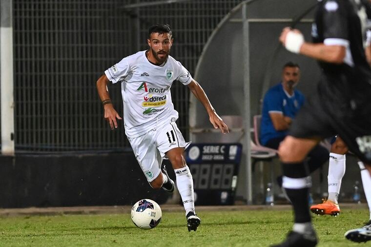 Gianluca Contini in Olbia-Cesena | Foto Sandro Giordano