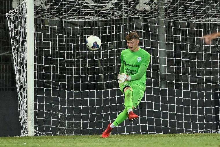 Filippo Rinaldi in Olbia-Cesena | Foto Sandro Giordano