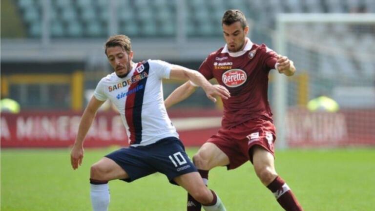 Agim Ibraimi in maglia Cagliari