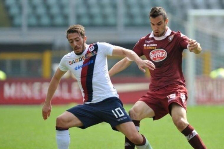 Agim Ibraimi in maglia Cagliari