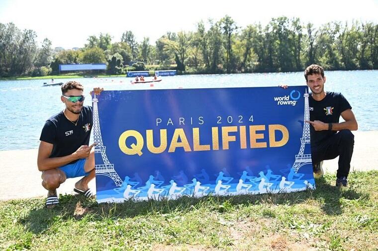 Oppo e Soares al termine della semifinale dei Mondiali | Foto Canottaggio.org/Mimmo Perra