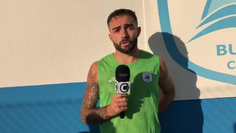 Il difensore del Budoni Nicola Raimo