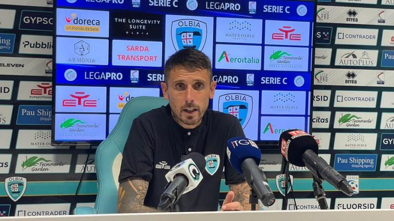 Leandro Greco, allenatore dell'Olbia