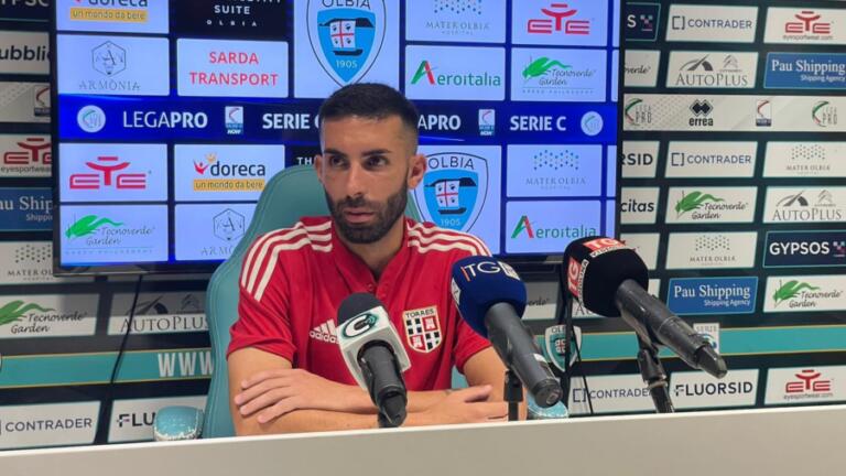 Il centrocampista della Torres Daniele Giorico