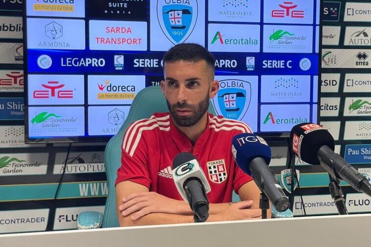 Il centrocampista della Torres Daniele Giorico