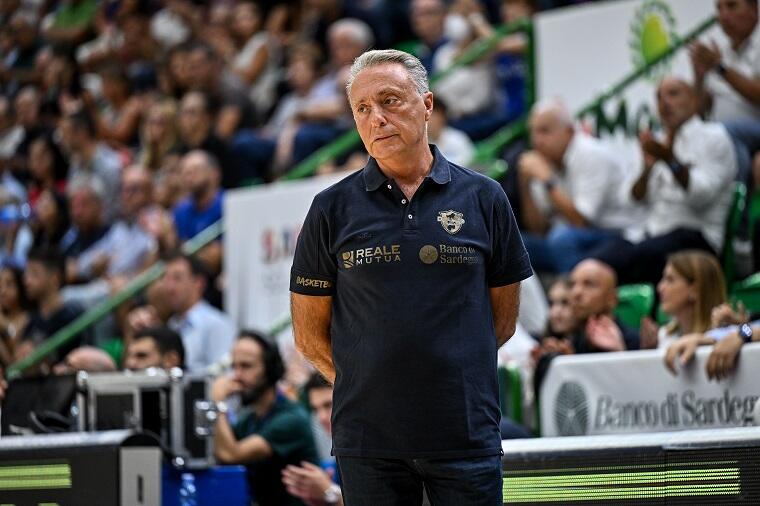 Piero Bucchi Banco di Sardegna Dinamo Sassari - Gevi Napoli Basket Legabasket LBA Serie A UnipolSai 2023-2024 Sassari, 01/10/2023 Foto L.Canu / Ciamillo-Castoria